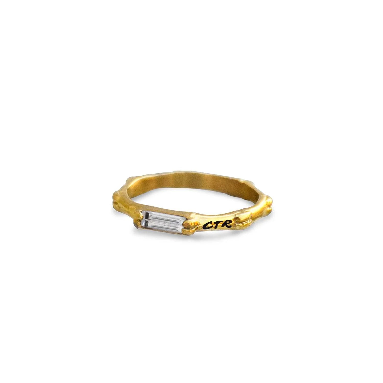 Bamboo CTR Ring - Stainless Steel