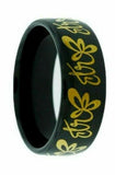 Eclipse CTR Ring - Black Ceramic with Gold Inlay