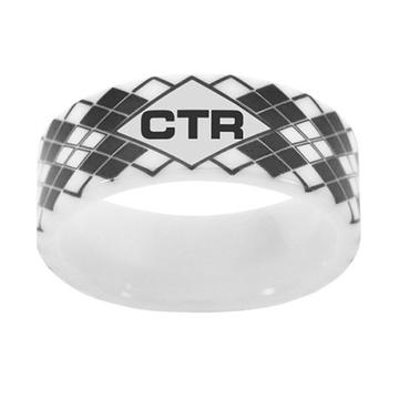 Argyle CTR Ring - White Diamond Ceramic