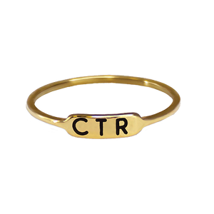 Bracket Gold CTR Ring - Stainless Steel