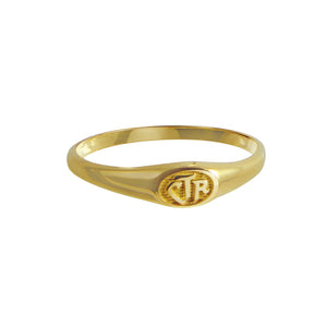 Micro Mini CTR Ring - 14 kt Gold (please allow 8-10 weeks till delivery)