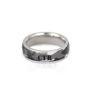 Camo CTR Ring - Stainless Steel (engravable)