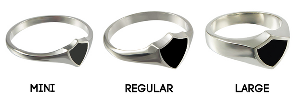 Italian CTR ring -  Sterling Silver - 3 Styles (allow up to 10 weeks for delivery)