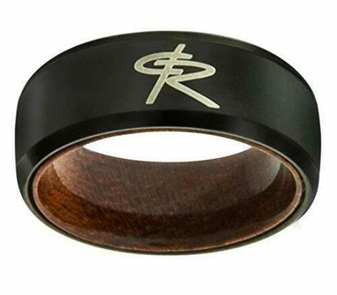 Black Magic CTR Ring - Tungsten Wood Sleeve