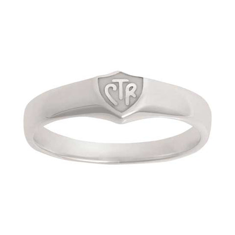Classic CTR Ring - White - Sterling Silver