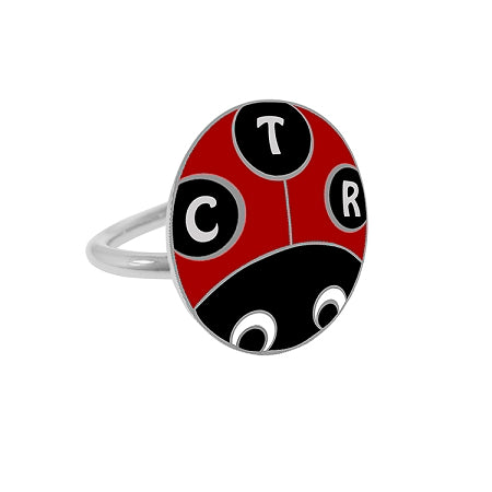 Kids Lucky Ladybug CTR Ring - Pinch Fit (adjustable)
