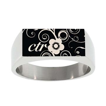 Blossom CTR Ring - Stainless Steel