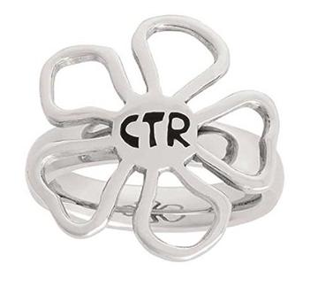 Diva Flower CTR Ring - Stainless Steel