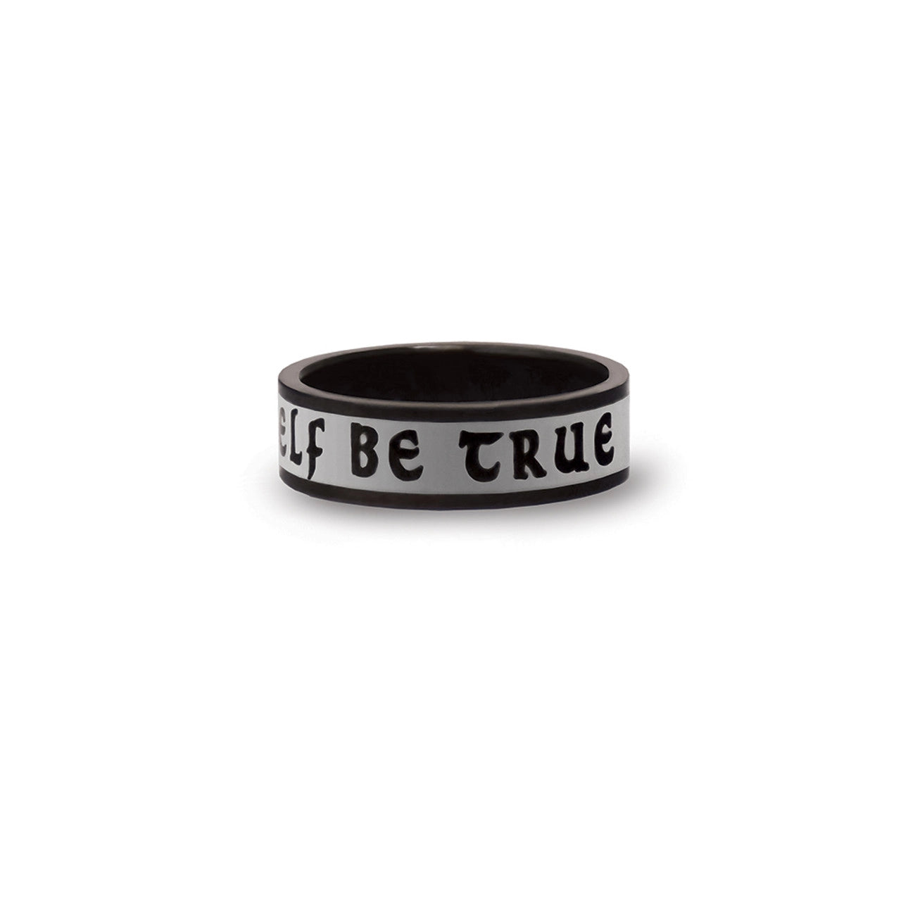 To Thine Own Self Be True Ring - Stainless Steel
