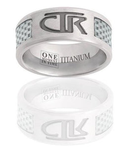 White Titan CTR Ring - Titanium